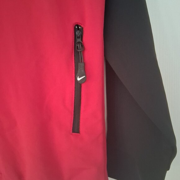 Nike Athletic Jacket Men Large Red Vintage Retro 90s Colourblock - Picture 4 of 8